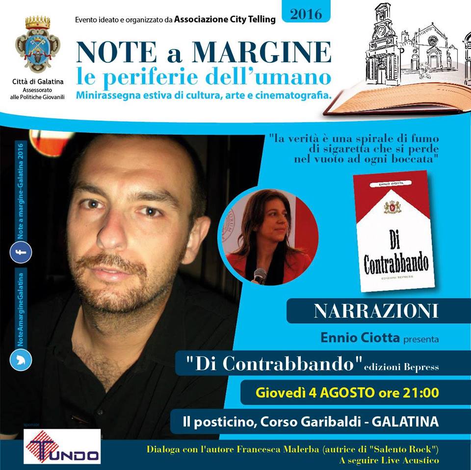 &quot;Di contrabbando&quot; per Note a margine