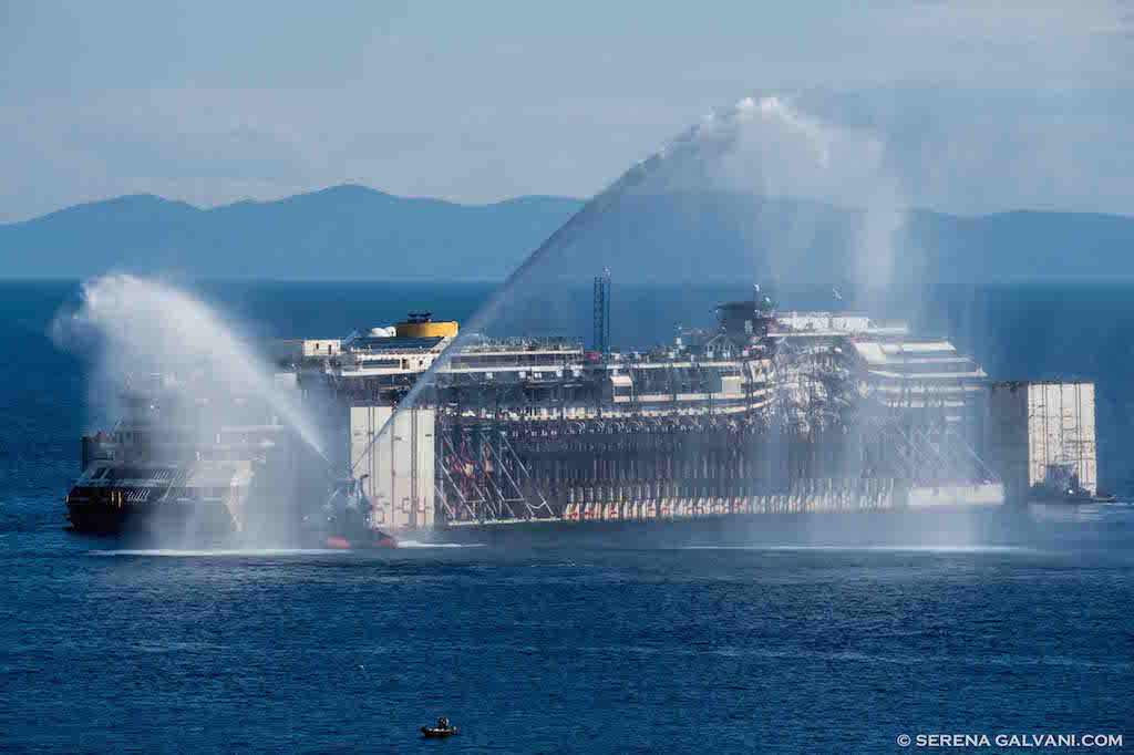 Le opere di ingegneria nel recupero della Costa Concordia