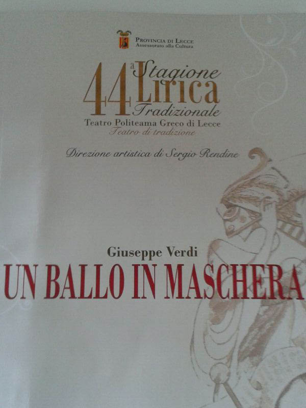 L'amore e le sue dispute a "Un ballo in maschera" d'eccezione L'amore e le sue dispute a "Un ballo in maschera" d'eccezione
