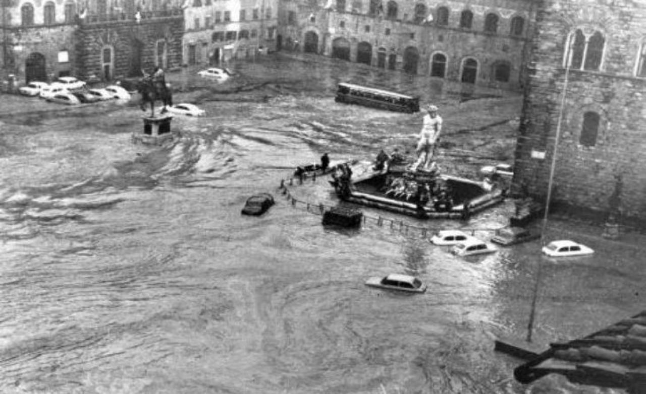 A 50 anni dall'alluvione di Firenze e Venezia