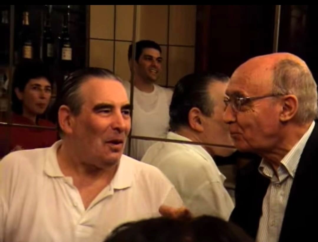 Andrea Ascalone Josè Saramago sullo sfondo Davide Ascalone