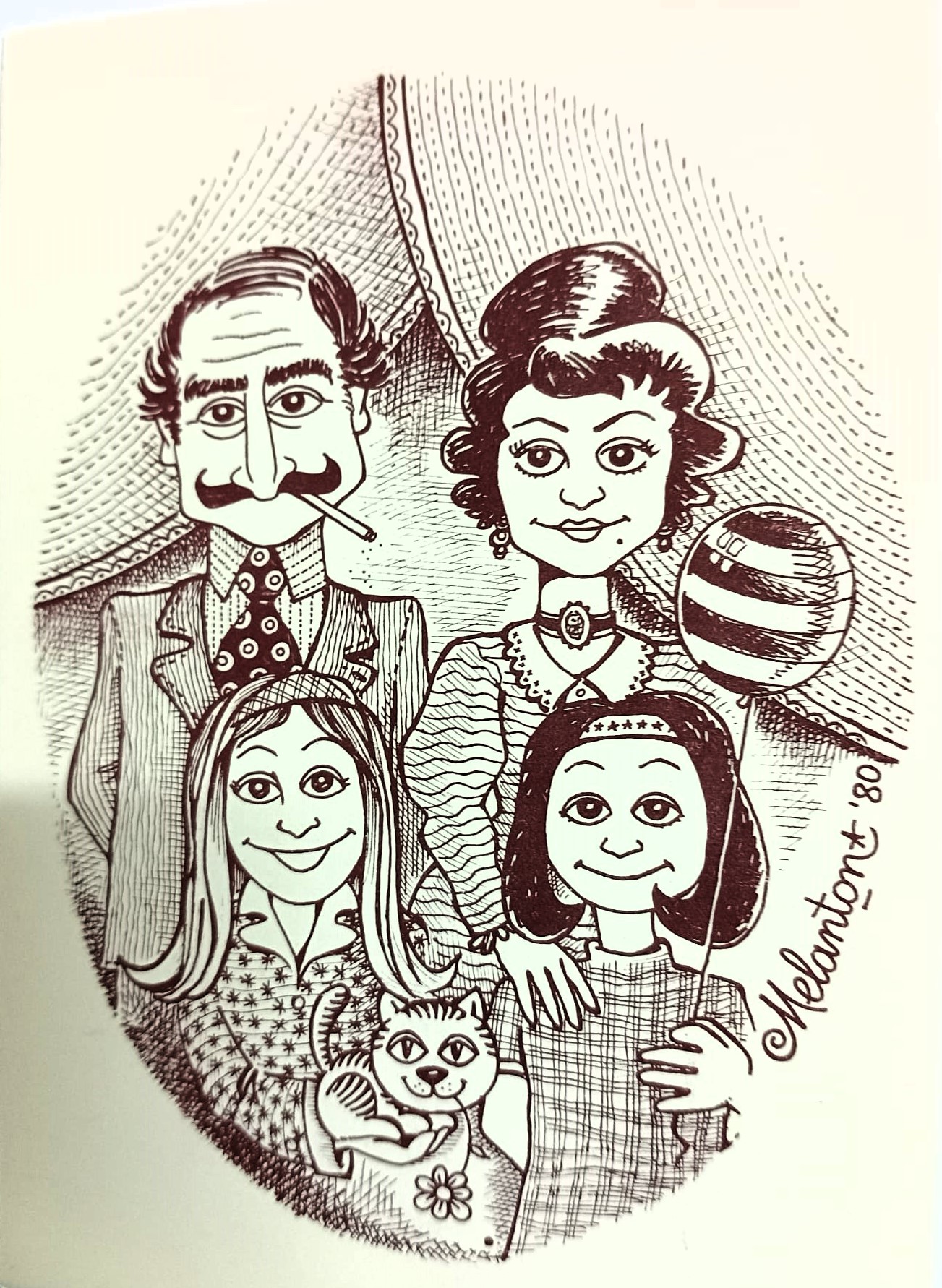 Famiglia (Mele) di emigrati pugliesi