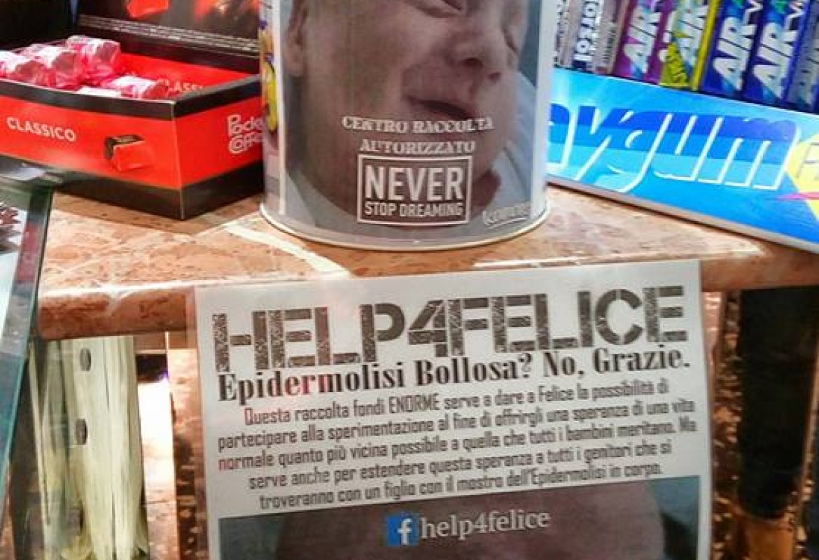 help4felice. Il Salento si attiva per aiutare il piccolo Felice Guastamacchia