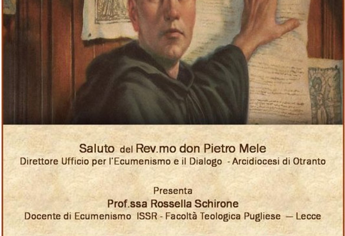 Verso il quinto centenario della Riforma