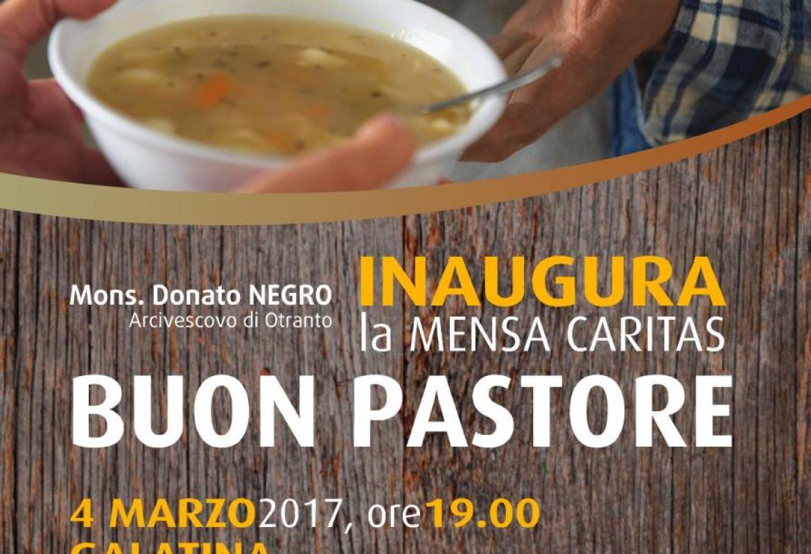 A Galatina una mensa diocesana nel nome del Buon Pastore e nel segno della Misericordia
