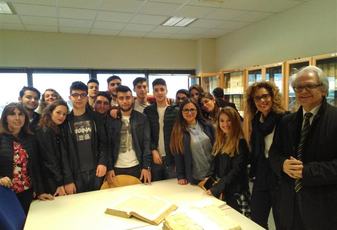 Giancarlo Vallone incontra in Università gli studenti dello Scientifico di Galatina