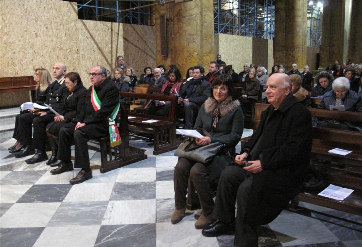 Cosimo Montagna e Daniela Vantaggiato alla 'predica del Sindaco' 