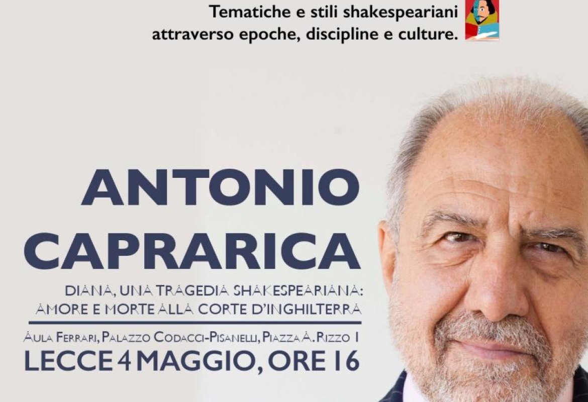 Antonio Caprarica  all'Università del Salento per parlare di Lady Diana