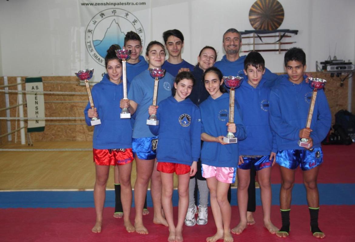 Sanda. Sei medaglie per lo Zen-Shin ai campionati italia Libertas di Termoli