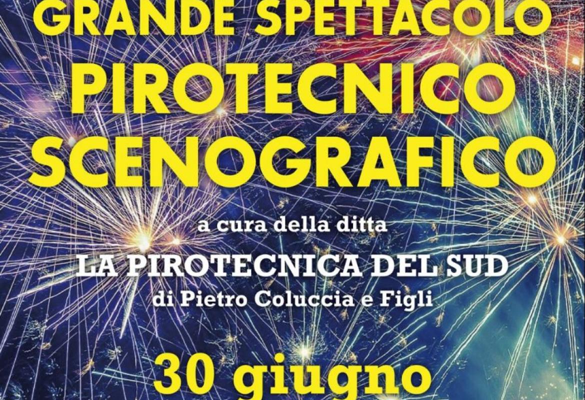 Ci saranno anche i fuochi d'artificio