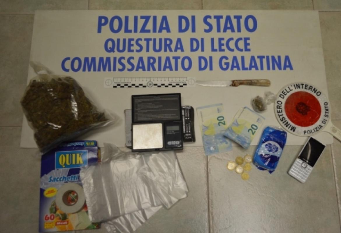 Detenzione di marijuana, in arresto un uomo di Galatina