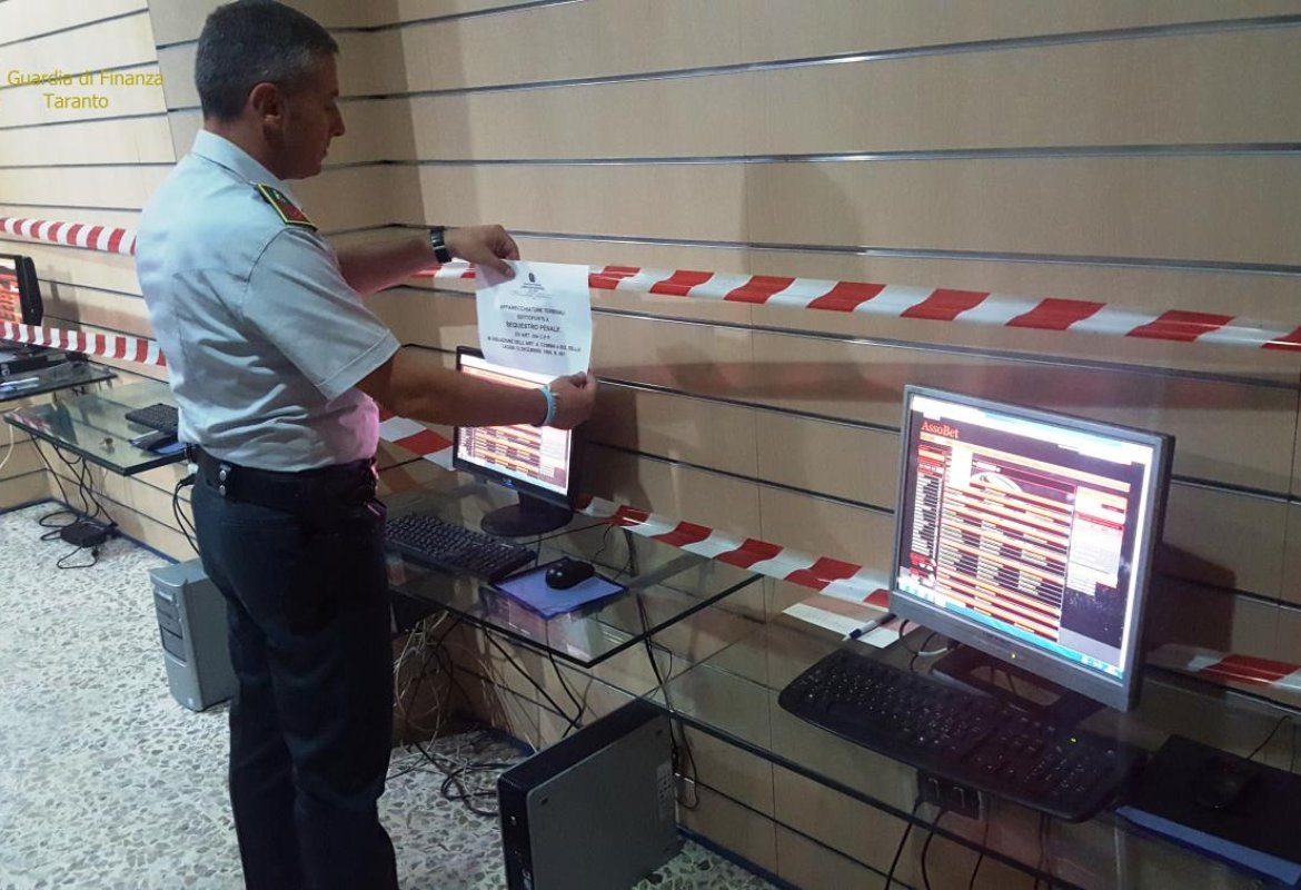 Diffusa azione della Guardia di Finanza contro i giochi illegali