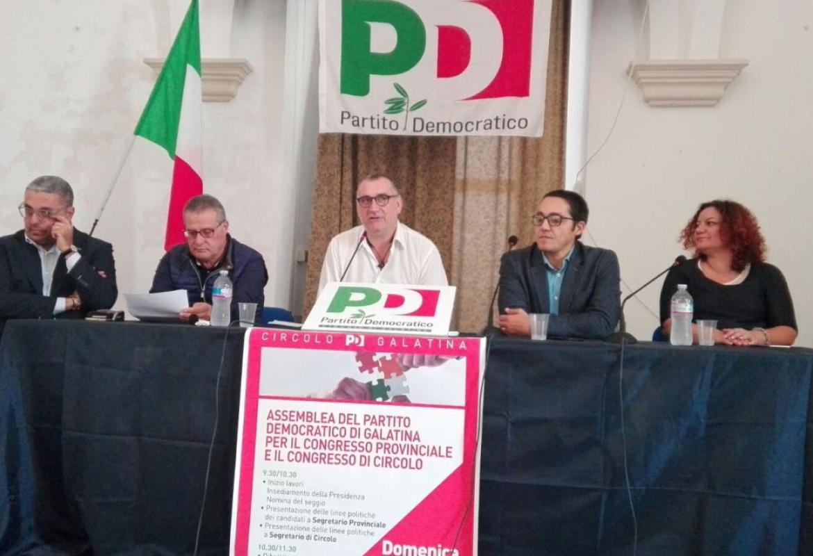 Andrea Coccioli è il nuovo segretario del circolo Pd di Galatina