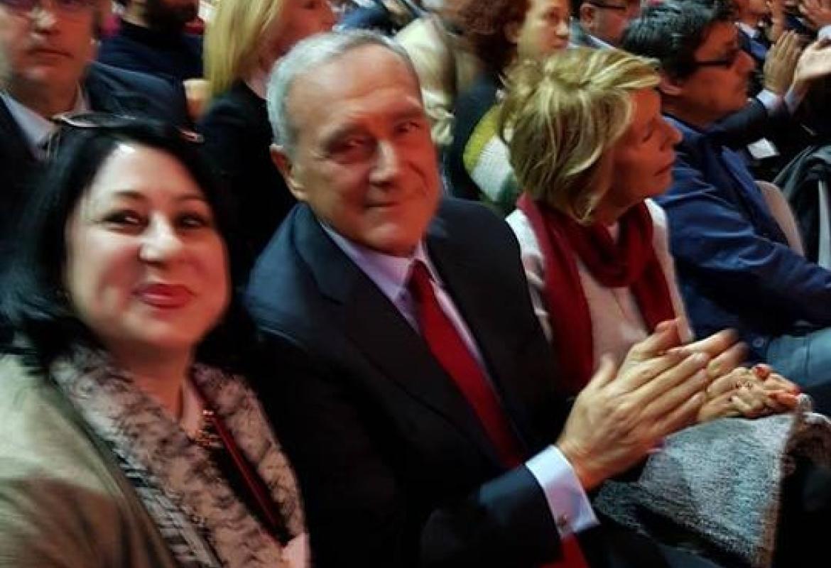 Liberi e uguali, Daniela Sindaco con il presidente del Senato