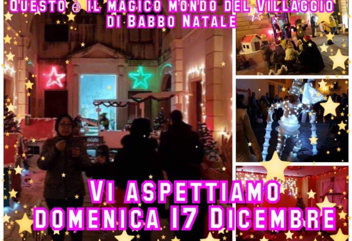 A Galatina il villaggio di Babbo Natale
