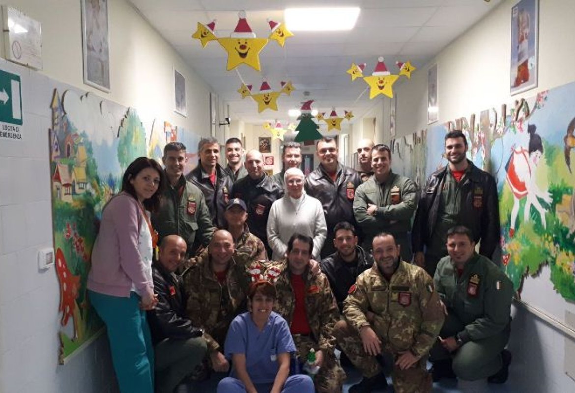Le iniziative natalizie del 61° Stormo di Galatina dedicate ai bambini ammalati