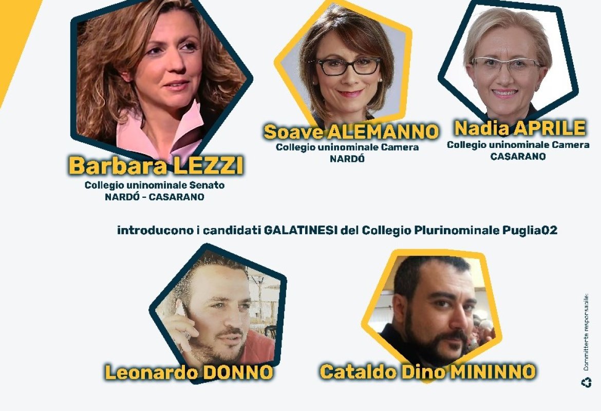 Il M5S presenta i suoi candidati