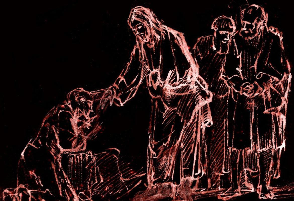 Subito la lebbra scomparve ed egli guarì