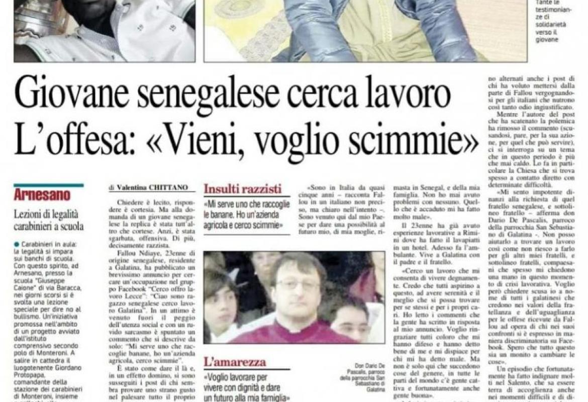 "L'immigrazione è una risorsa e non un pericolo"