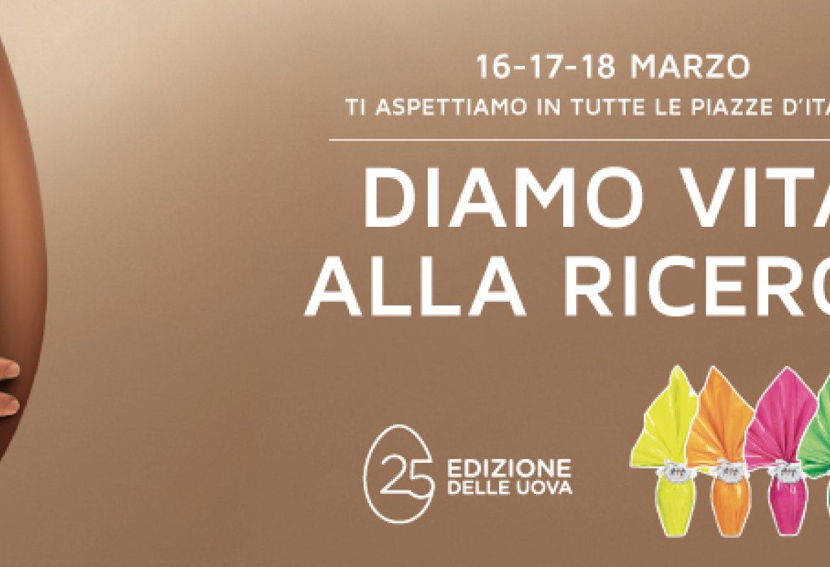 Anche a Galatina si possono acquistare le uova di Pasqua dell'Associazione italiana contro le leucemie-linfomi e mieloma