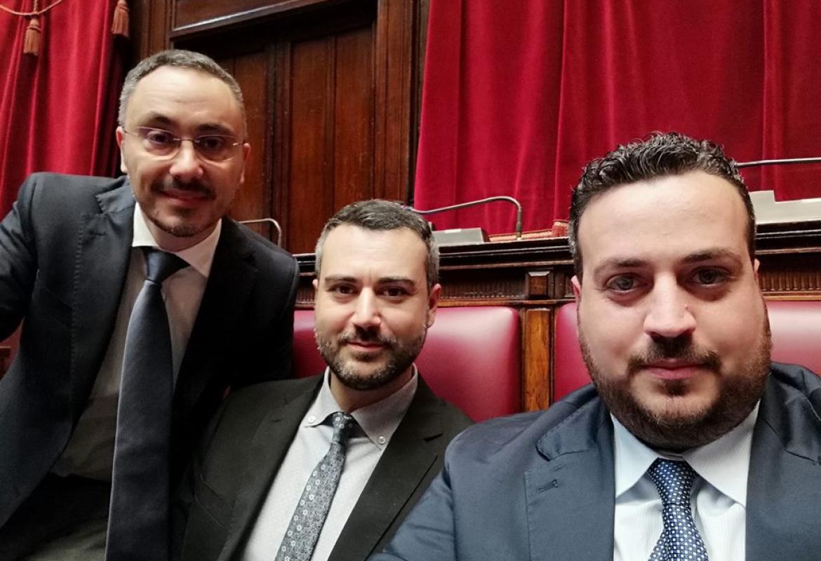 Parlamentari del M5S in visita al cantiere TAP