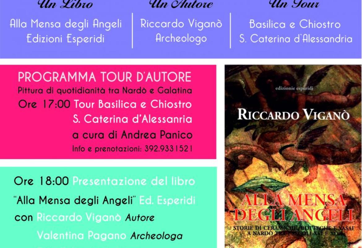"Il Tour d’Autore. Un Libro – un Autore – un Tour" fa tappa a Galatina con "La mensa degli angeli"