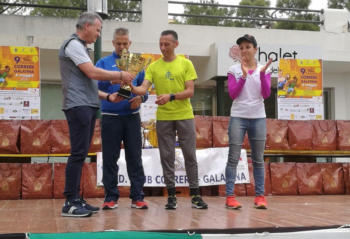 Gianmarco Buttazzo ed Emanuela Gemma vincono la nona 'Correre Galatina'