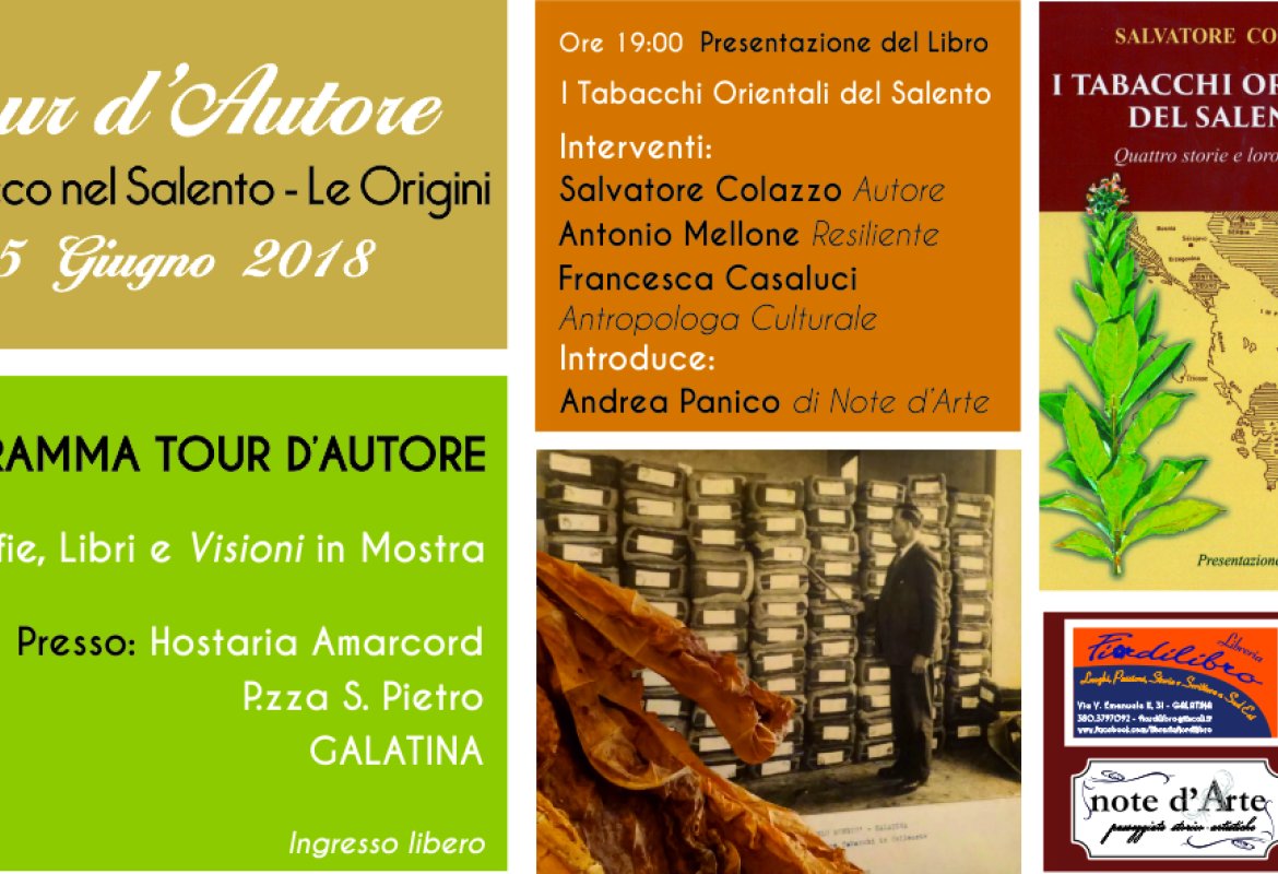 “I Tabacchi Orientali del Salento- Quattro storie e loro dintorni” 