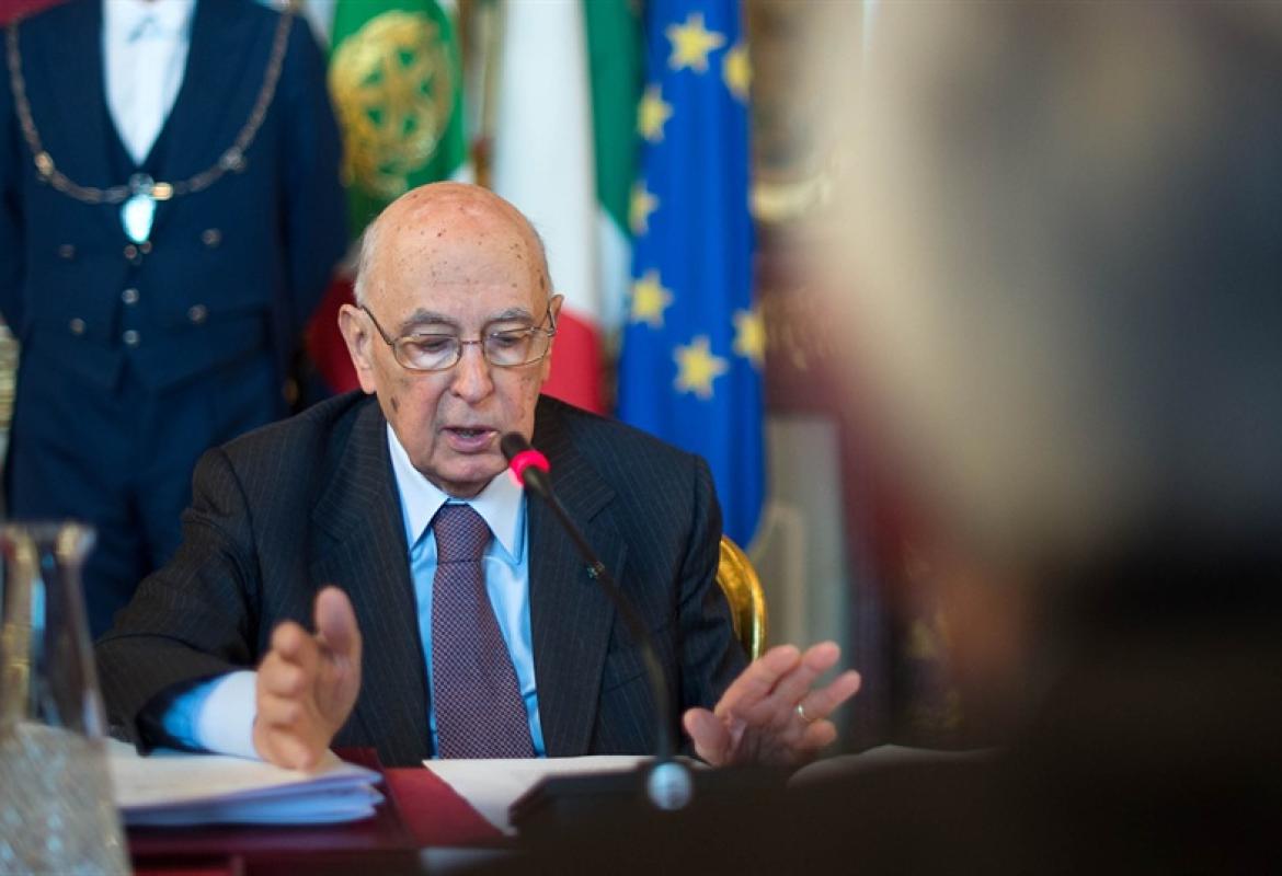 Giorgio Napolitano è il 'nuovo' Presidente della Repubblica