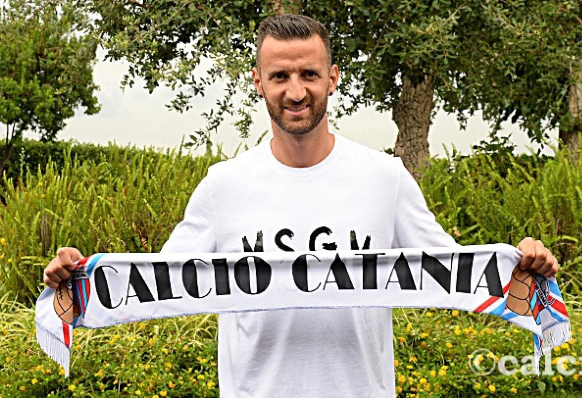 Andrea Esposito in serie C con il Catania