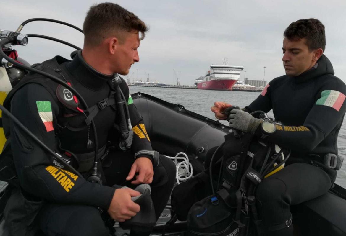 I palombari della Marina recuperano in 99 giorni 2219 ordigni bellici