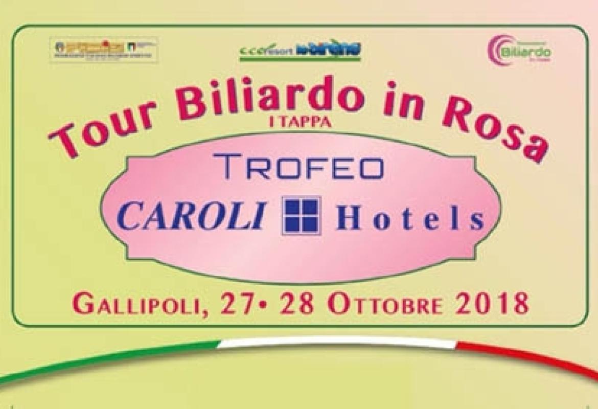 A Gallipoli la prima tappa del “Tour Biliardo in Rosa”