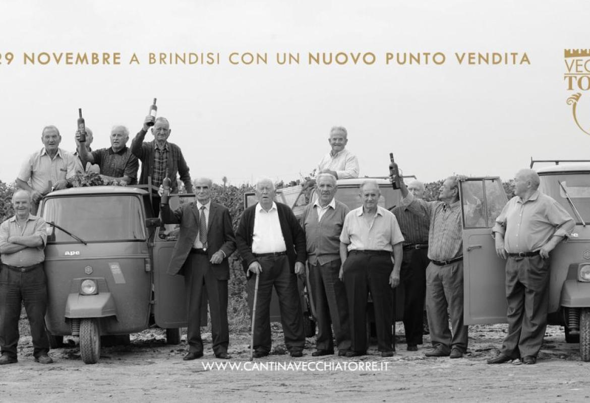 La Cantina Vecchia Torre apre un punto vendita a Brindisi