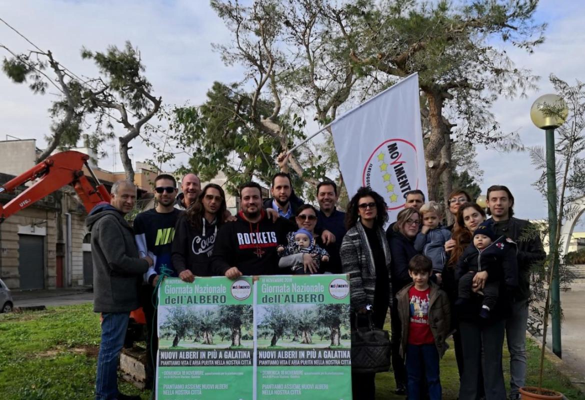 Giornata dell'albero. Piantumate a Galatina 50 piante
