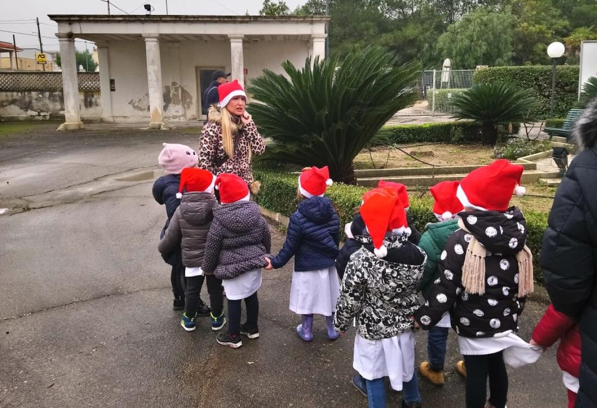 Bimbi di via Teano in visita alla Casa Galluccio