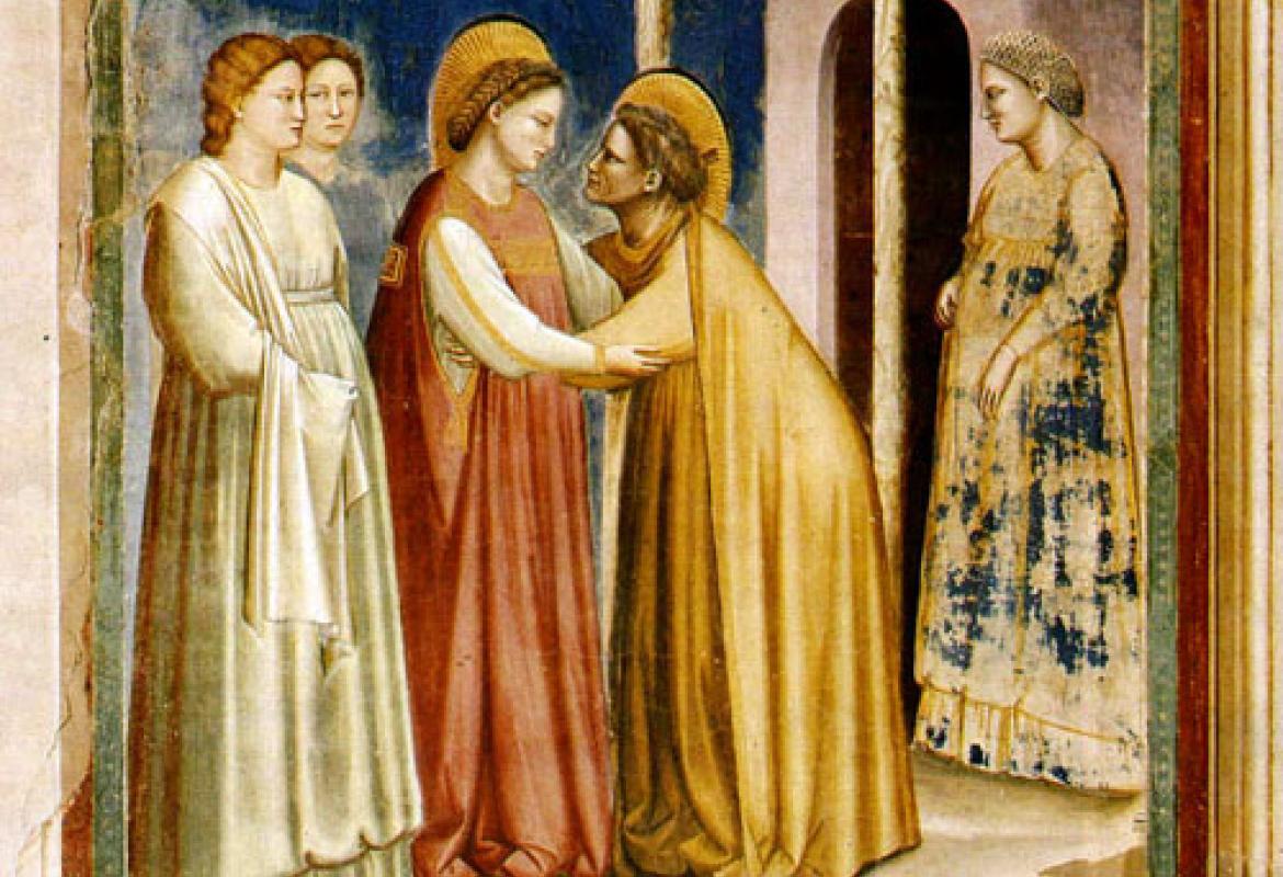 Maria si mise in viaggio verso la montagna 