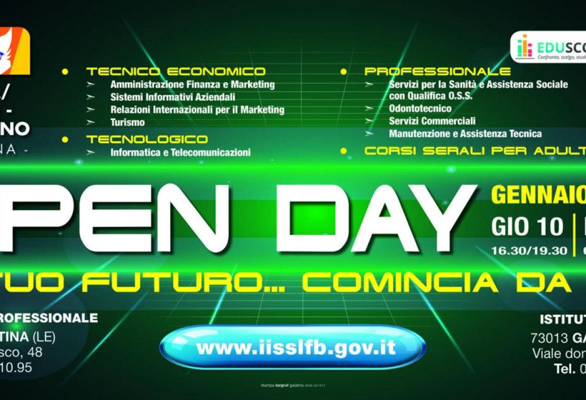 L'IISS Laporta/Falcone e Borsellino apre le porte