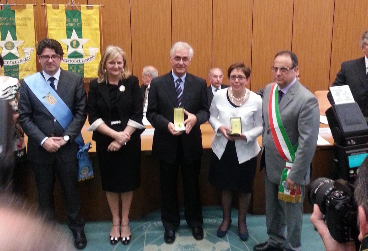 Galatina ha quattro nuovi 'Maestri del Lavoro'