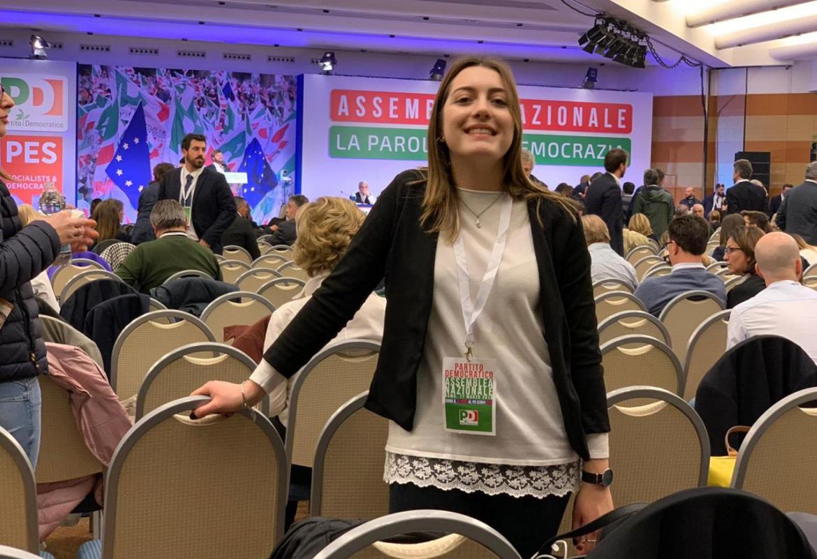 Le emozioni e le responsabilità di Caterina Luceri, diciannovenne delegata galatinese all'assemblea nazionale del PD