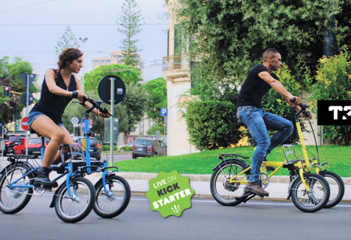 TRIS, la bicicletta elettrica a tre ruote inventata a Noha