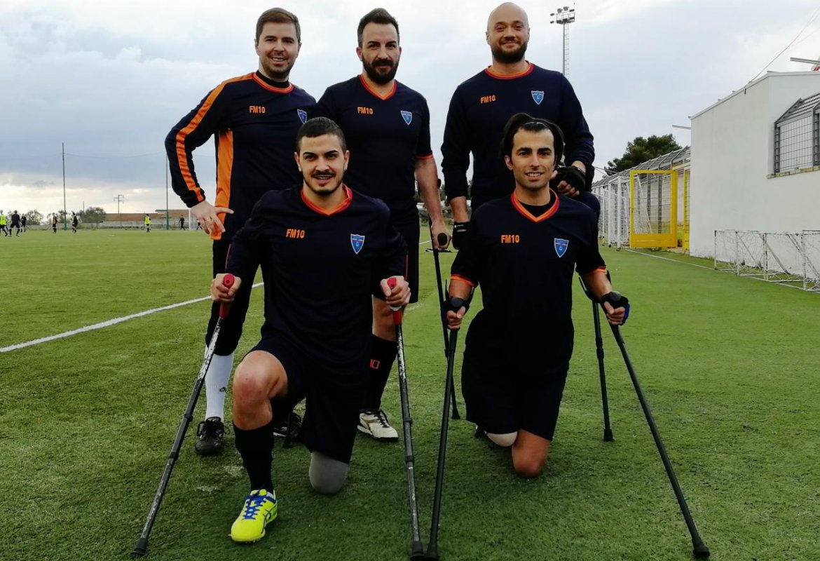 Nel nome di  “Fabrizio Miccoli” la prima Squadra di Calcio Amputati della provincia di Lecce e del Sud Italia