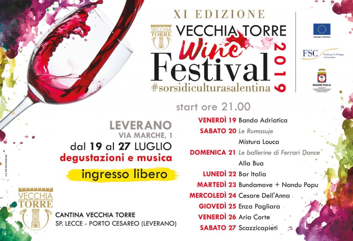 Il Vecchia Torre Wine Festival è giunto all'XI edizione