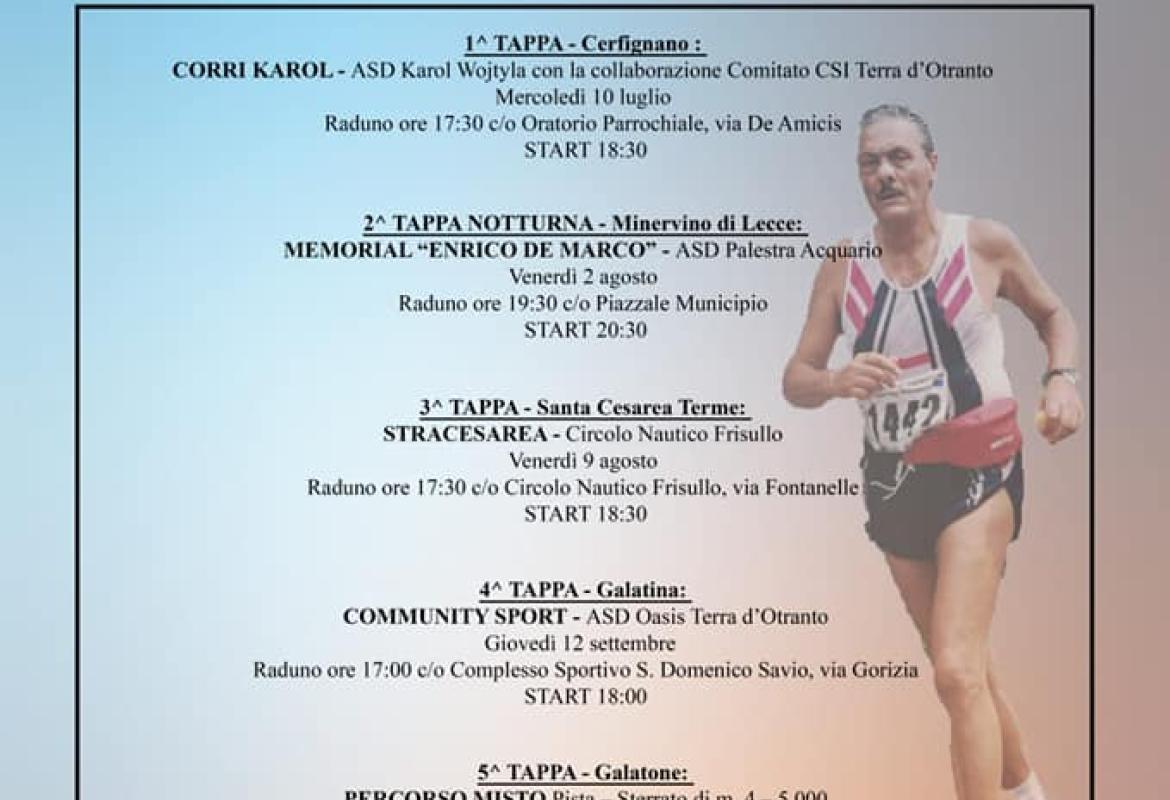 Al via il Gran Prix “Le Strade del Salento” 