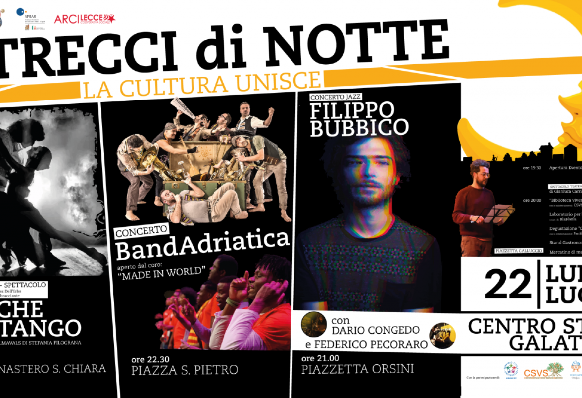 A Galatina "Intrecci di notte – La cultura unisce"