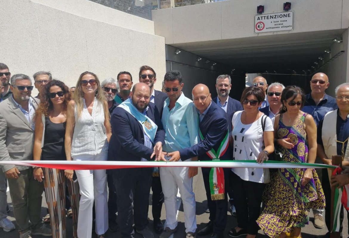Inaugurato il sottopasso ferroviario di San Cesario
