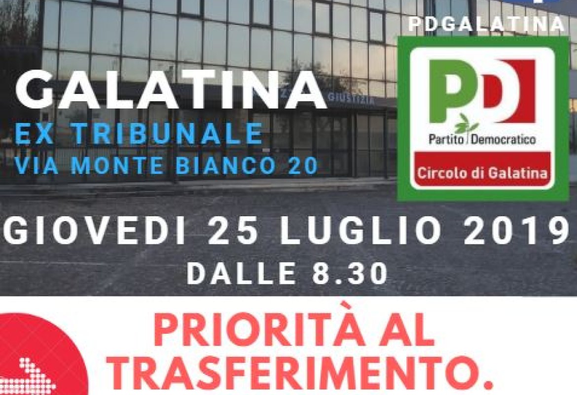 "Trasferimento subito!"