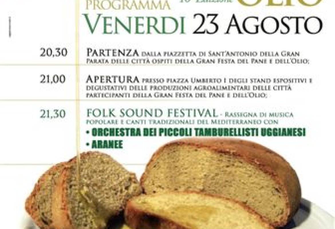 A Uggiano la “Gran Festa del Pane e dell’Olio”