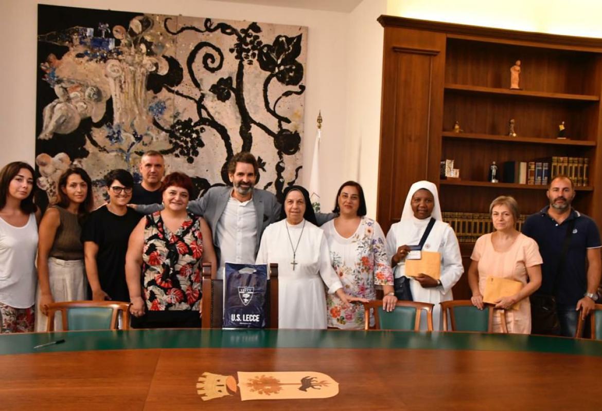 Minori disagiati allo stadio con le tessere del Comune di Lecce