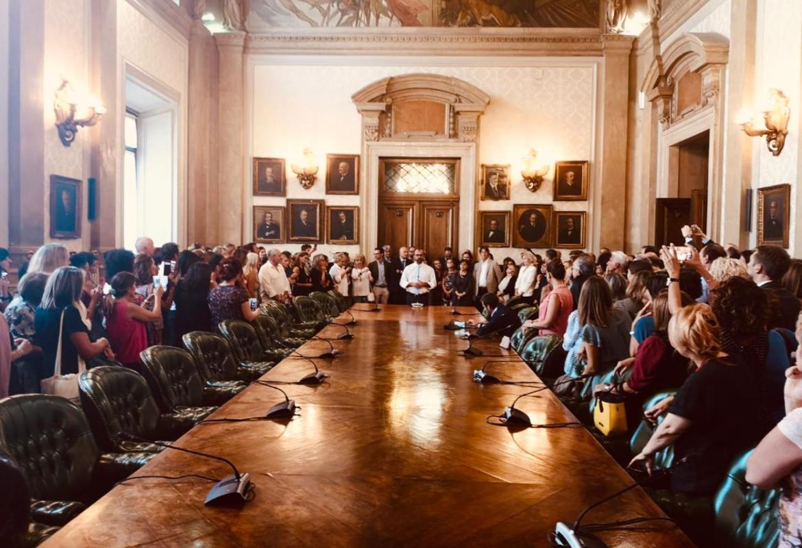 Lorenzo Fioramonti incontra il personale del MIUR