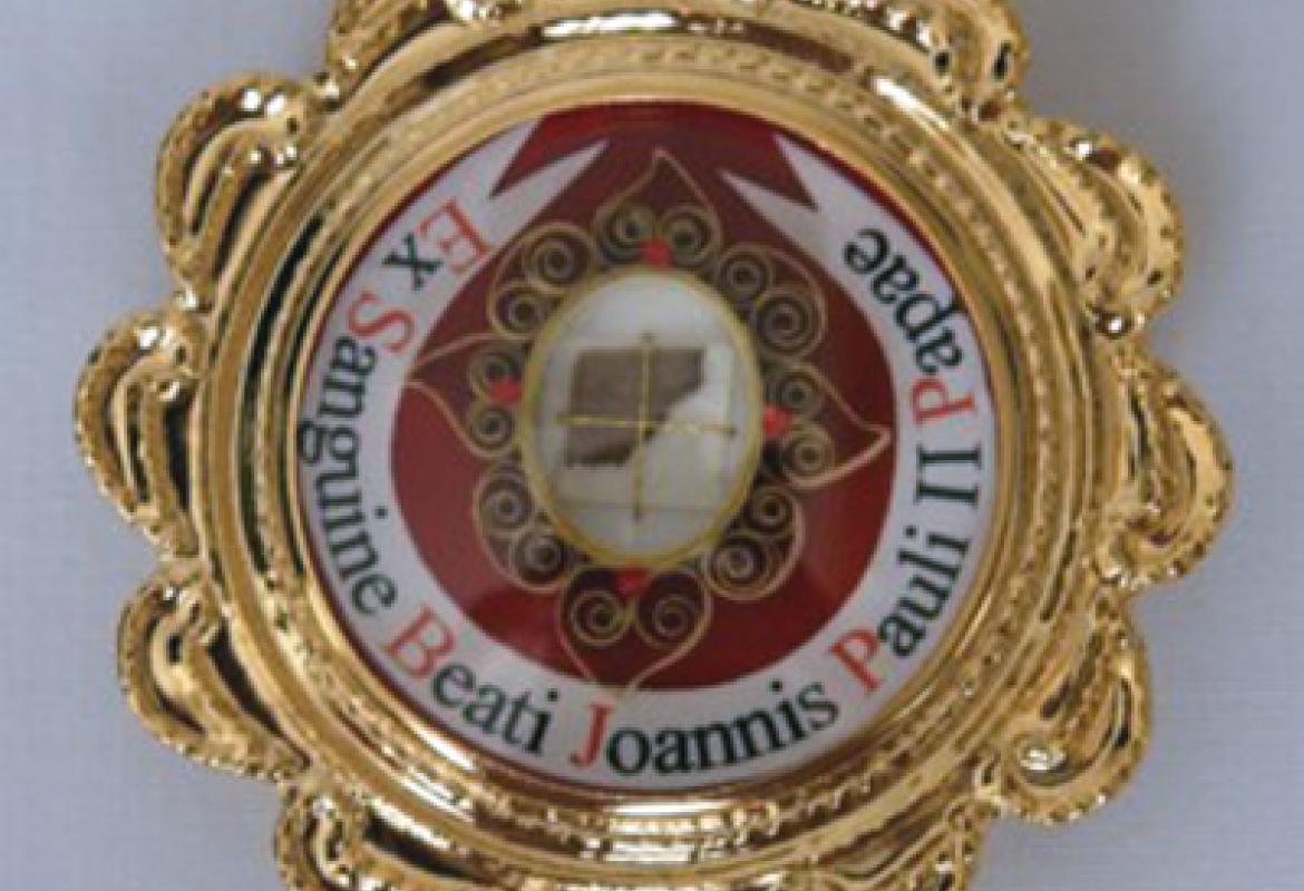 A Lecce la reliquia di Giovanni Paolo II